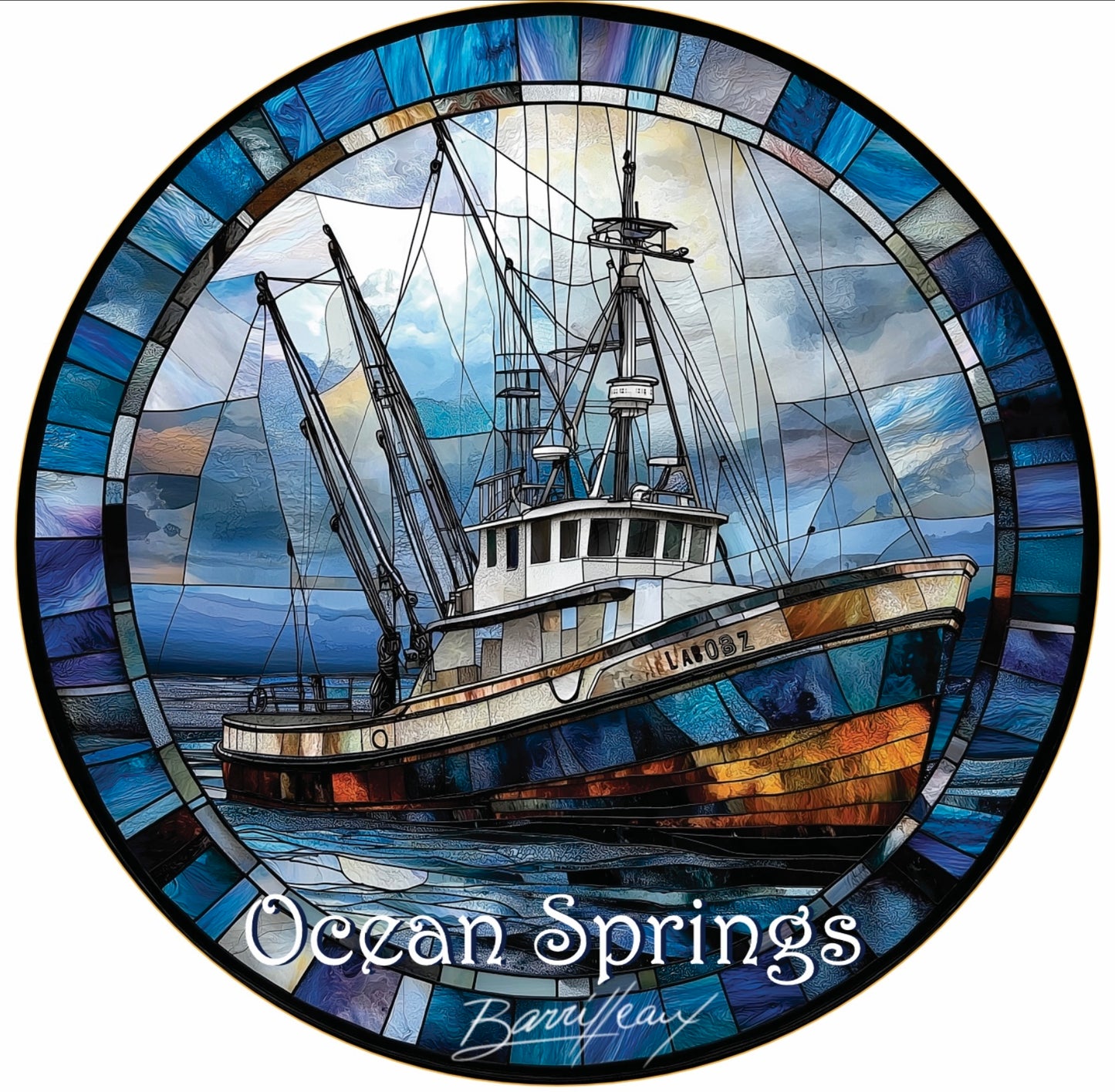 6 inch OS Shrimp Boat