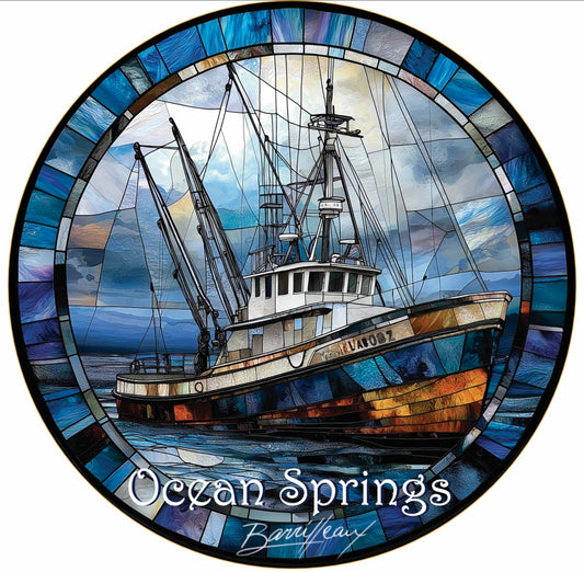 6 inch OS Shrimp Boat